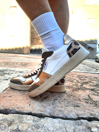 Sneakers Play One Art. Viky 4 Bronzo Maculato