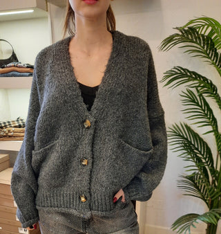 Cardigan oversized Vicolo col. Grigio