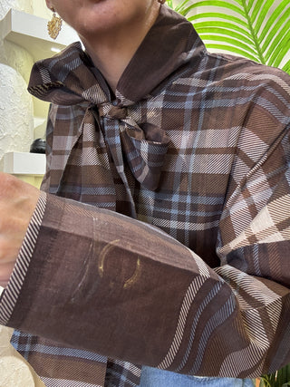 Camicia BSB fiocco col. toffee 