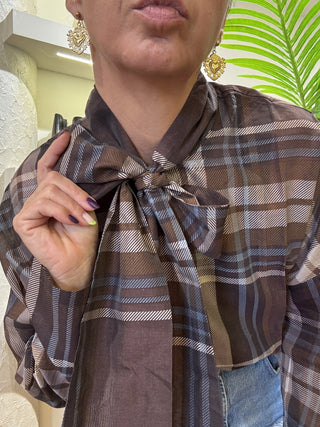 Camicia BSB fiocco col. toffee 