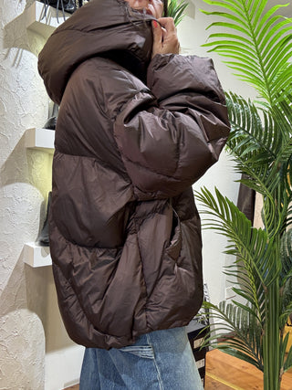 Piumino Haveone oversize col. moro 