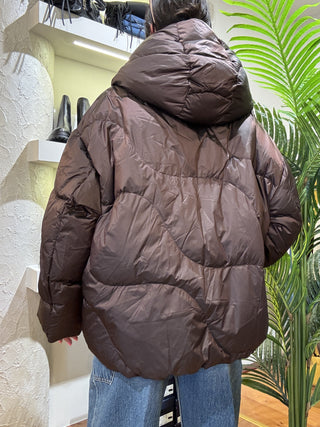 Piumino Haveone oversize col. moro 