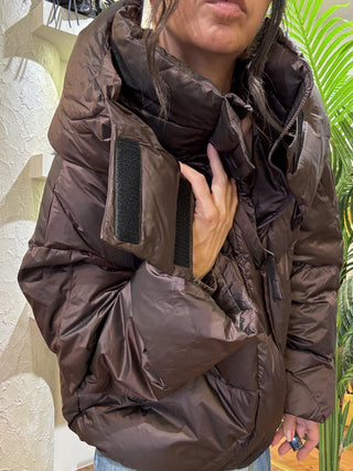 Piumino Haveone oversize col. moro 