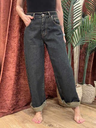 Jeans Haveone Judo col. denim black 