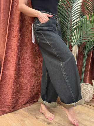 Jeans Haveone Judo col. denim black 