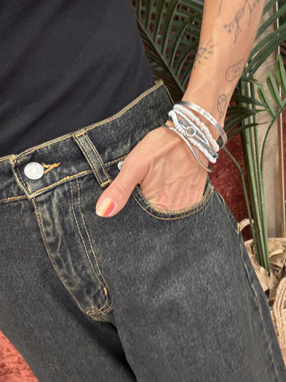 Jeans Haveone Judo col. denim black 