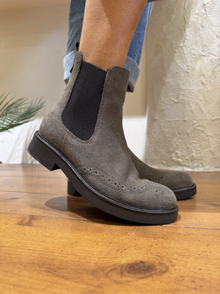 Stivaletto Helen Liò Art. BP6719 Camoscio col. Muschio 