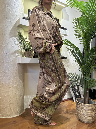 Bomber e pantalone Kontatto col. foulard 