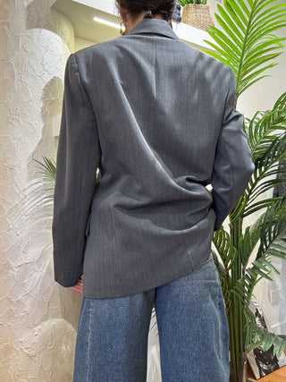 Giacca Kontatto abbottonatura asimmetrica col, grigio 