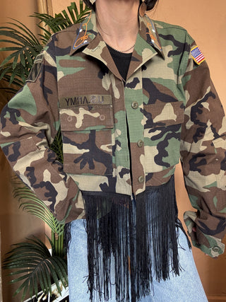 Camicia Kontatto Camouflage frange 