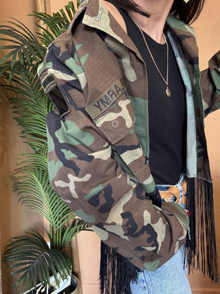 Camicia Kontatto Camouflage frange 