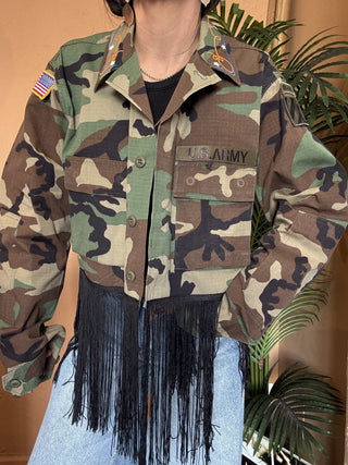 Camicia Kontatto Camouflage frange 