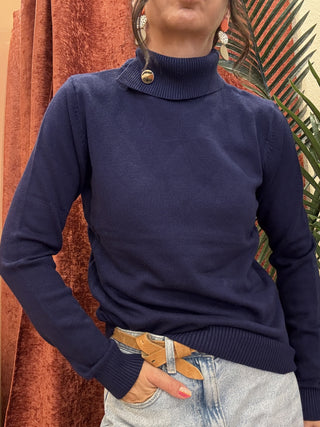 Dolcevita Molly Bracken rasata col. blu 