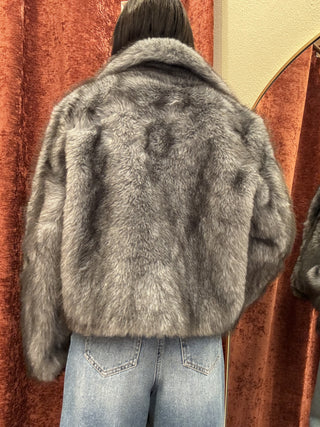 Pelliccia Molly Bracken colore Grigio 