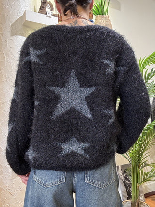 Cardigan Molly Bracken stelle col. nero 