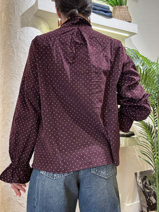 Camicia Molly Bracken pois bianchi 
