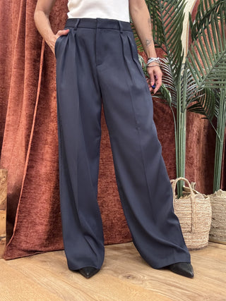 Pantalone Molly Bracken pences col. blu 