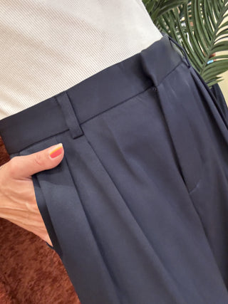 Pantalone Molly Bracken pences col. blu 