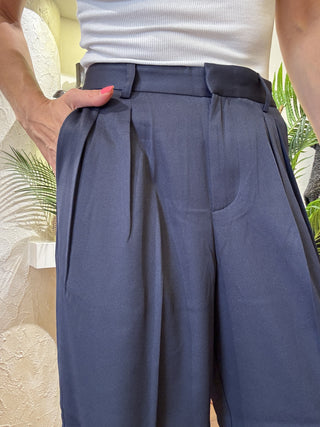 Pantalone Molly Bracken pences col. blu 