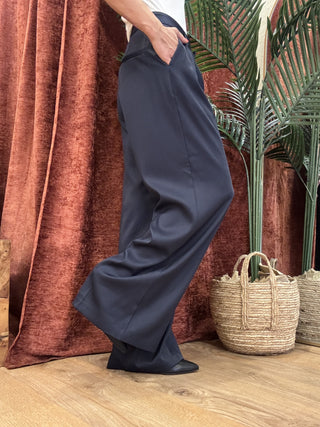 Pantalone Molly Bracken pences col. blu 