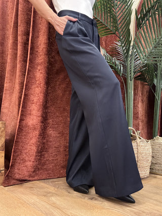 Pantalone Molly Bracken pences col. blu 