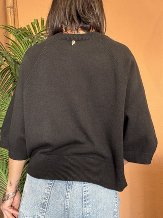 Maglia Philia Loft manica 3/4 col. nero 