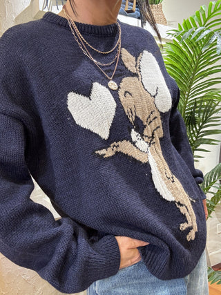 Maglione Philia Loft jerry col. blu 