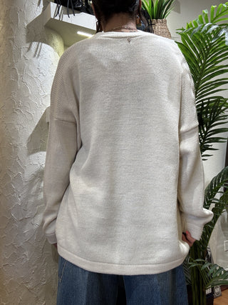 Cardigan Philia Loft willy coyote col. panna 