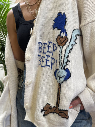 Cardigan Philia Loft willy coyote col. panna 