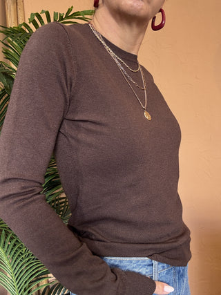 Maglia Vicolo basic col. moro 