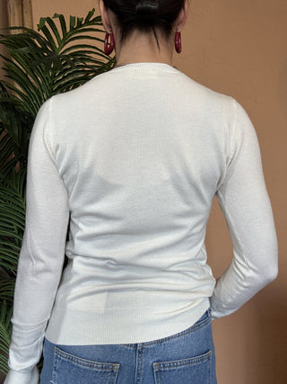 Maglia Vicolo  basic col. naturale 