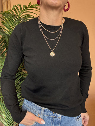 Maglia Vicolo basic col. nero 