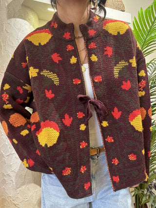 Cardigan Vicolo collo coreana col. bordeaux 