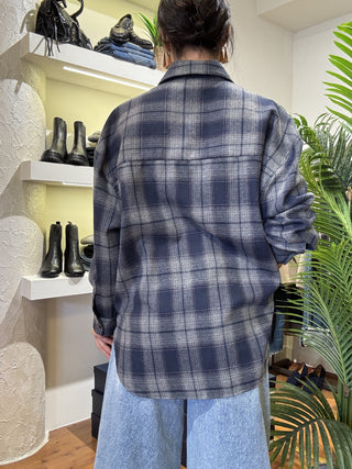Camicia Vicolo quadri col. blu 