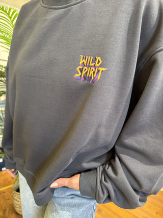 Felpa Vicolo wild spirit col. asfalto 