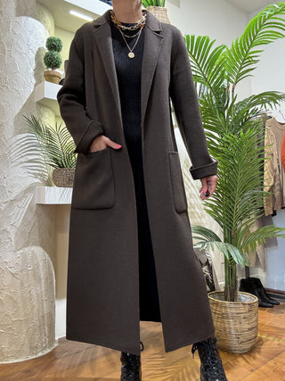 Cappotto Vicolo monopetto col. fondente 