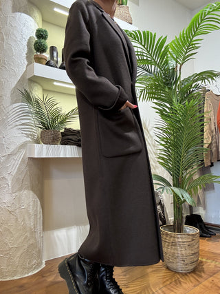 Cappotto Vicolo monopetto col. fondente 