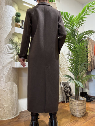 Cappotto Vicolo monopetto col. fondente 
