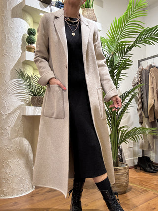 Cappotto Vicolo monopetto col. tortora 