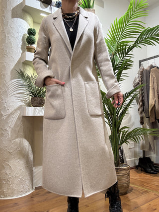 Cappotto Vicolo monopetto col. tortora 