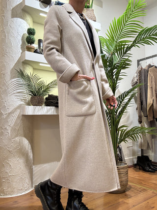 Cappotto Vicolo monopetto col. tortora 