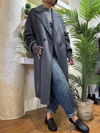 Cappotto Vicolo doppiopetto col. antracite 