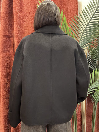 Cappotto Vicolo corto doppipetto col. nero 