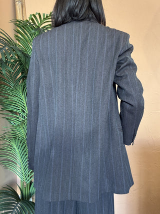 Giacca Vicolo doppiopetto gessato col. grigio 