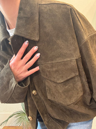 Giacca Bomber Scamosciata Vicolo