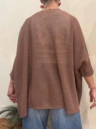 Kimono Kontatto con cintura lurex