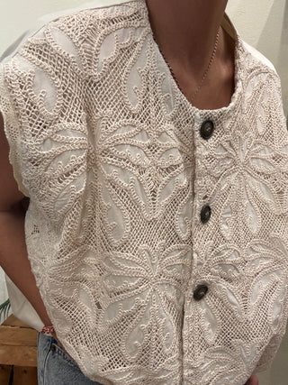 Gilet Ricamato Phila Loft