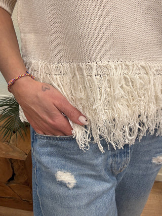 Maglia Fondo Frange Philia Loft