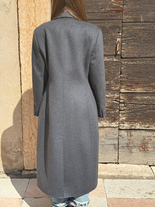 Cappotto outdoor Handmade doppiopetto Vicolo col. Grigio