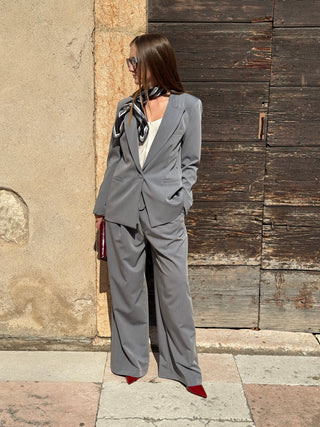 Pantalone con pince Vicolo col. Grigio